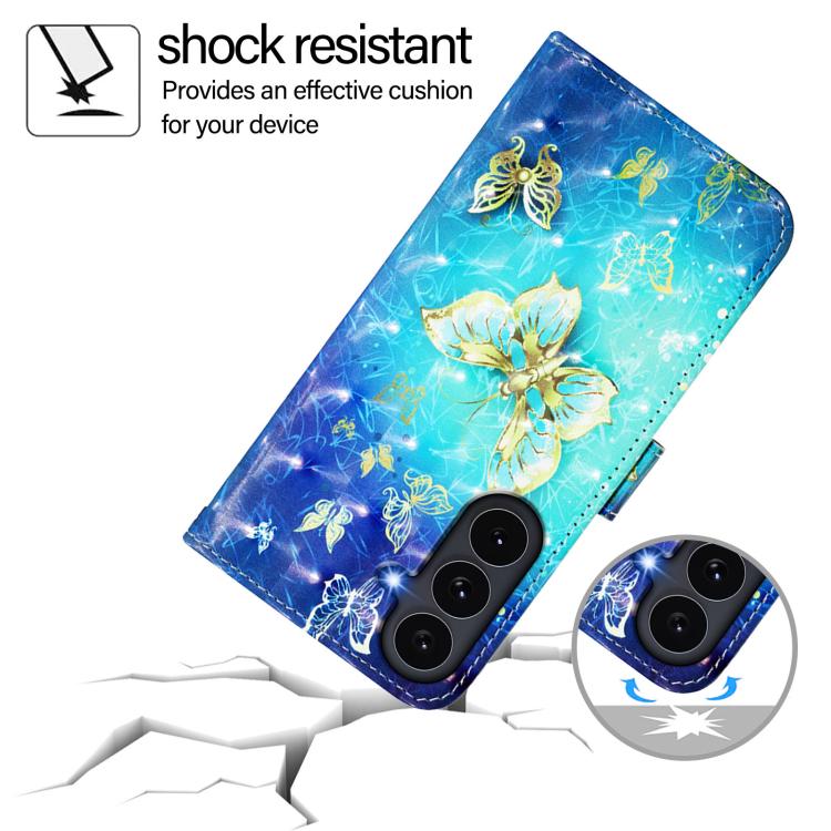 For Galaxy S26 FE 5G 3D Painting Horizontal Flip Leather Phone Case