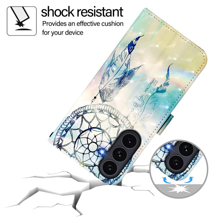 For Galaxy S26 FE 5G 3D Painting Horizontal Flip Leather Phone Case