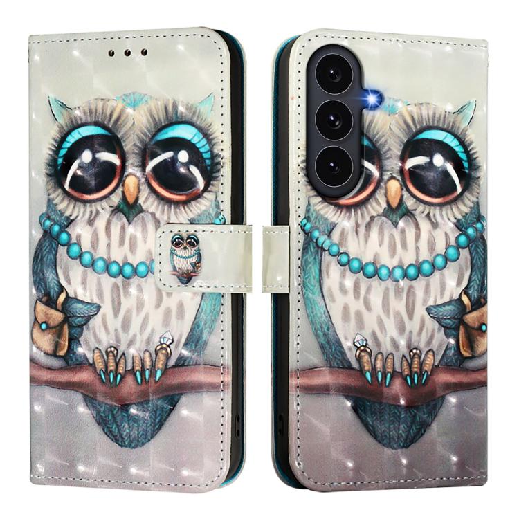 For Galaxy S26 FE 5G 3D Painting Horizontal Flip Leather Phone Case