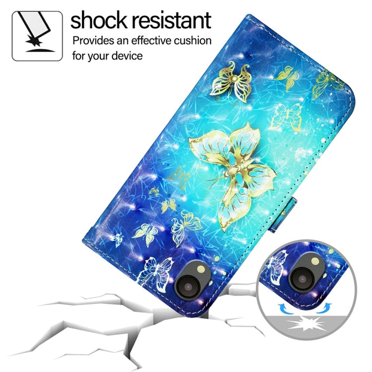 For Samsung Galaxy A04 Core / A03 Core 3D Painting Horizontal Flip Leather Phone Case