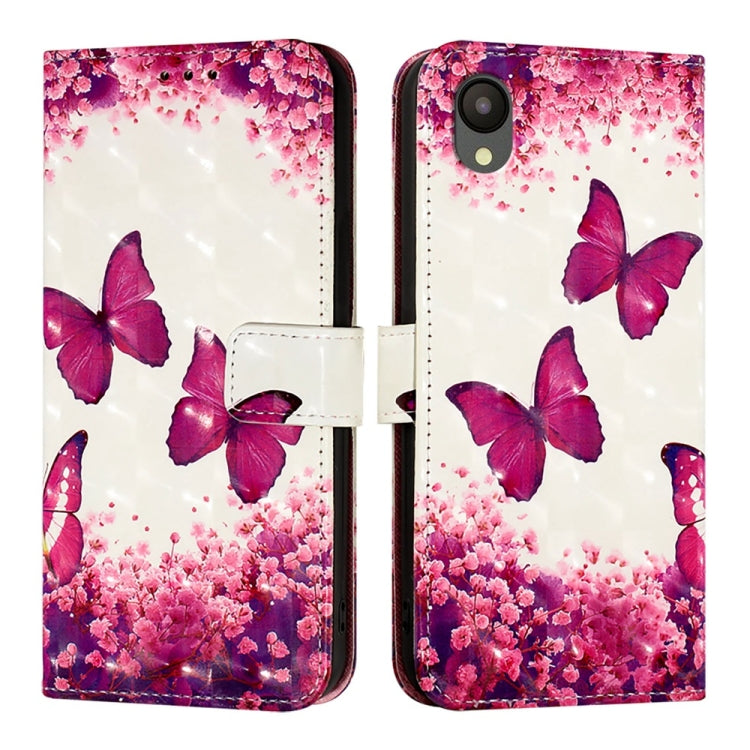 For Samsung Galaxy A04 Core / A03 Core 3D Painting Horizontal Flip Leather Phone Case
