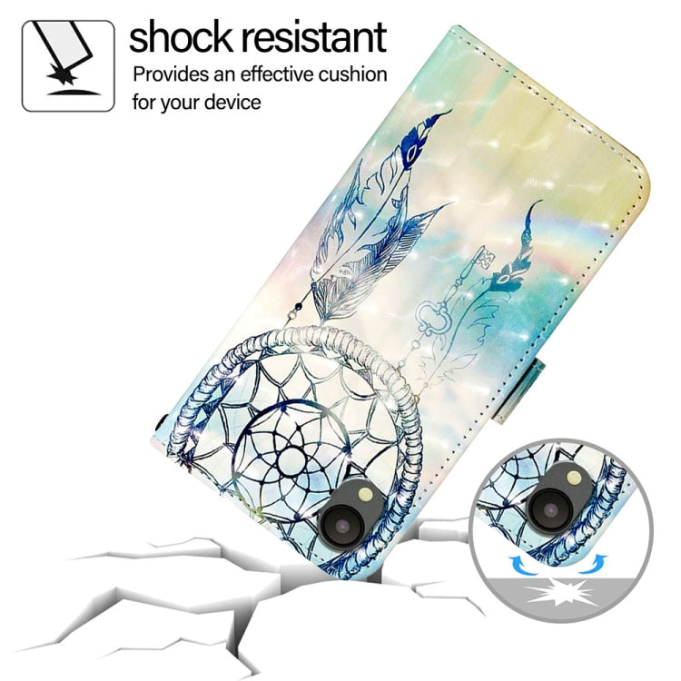 For Samsung Galaxy A04 Core / A03 Core 3D Painting Horizontal Flip Leather Phone Case
