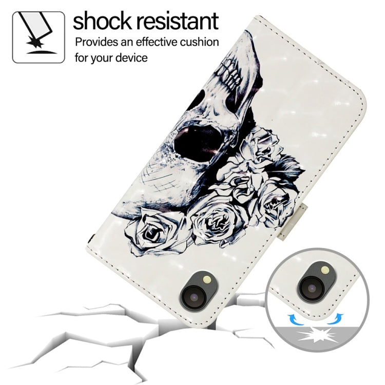 For Samsung Galaxy A04 Core / A03 Core 3D Painting Horizontal Flip Leather Phone Case