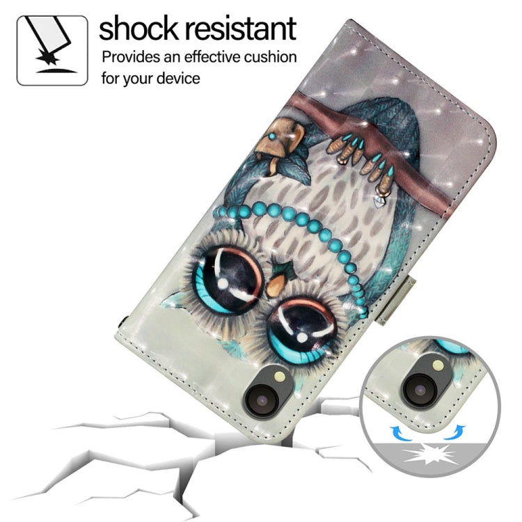 For Samsung Galaxy A04 Core / A03 Core 3D Painting Horizontal Flip Leather Phone Case
