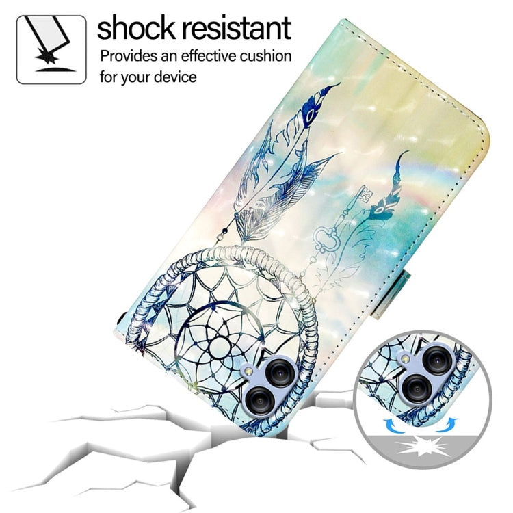 For Samsung Galaxy A04e / F04 / M04 3D Painting Horizontal Flip Leather Phone Case