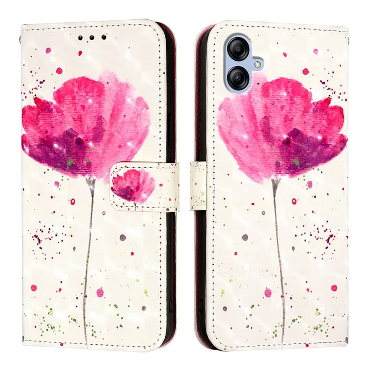 For Samsung Galaxy A04e / F04 / M04 3D Painting Horizontal Flip Leather Phone Case
