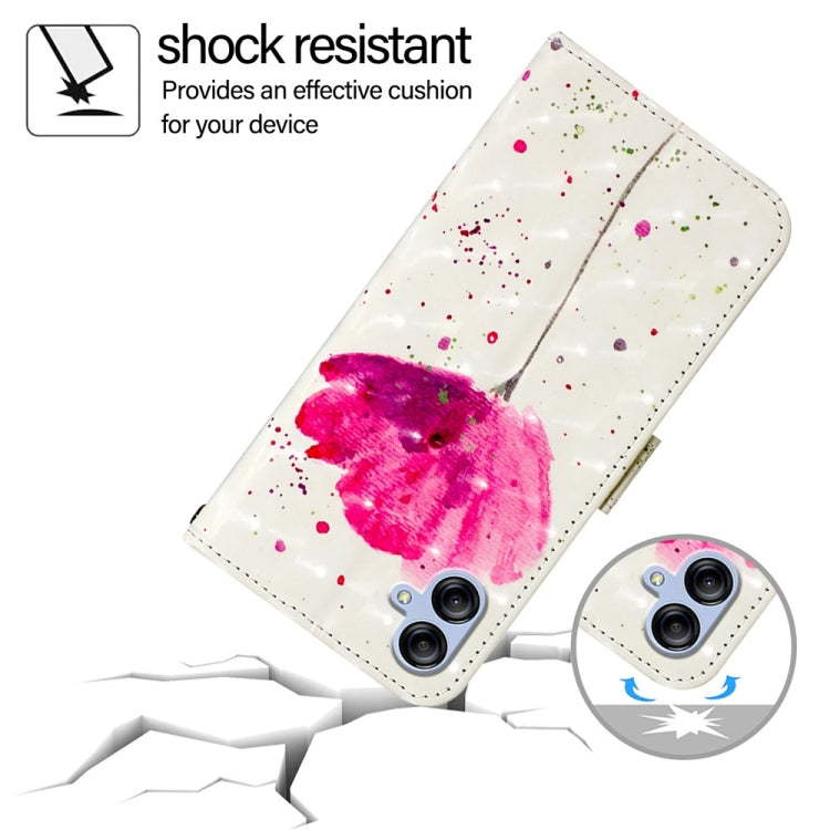 For Samsung Galaxy A04e / F04 / M04 3D Painting Horizontal Flip Leather Phone Case
