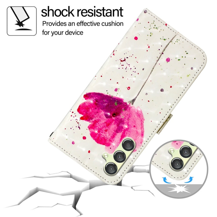 For Samsung Galaxy A24 4G 3D Painting Horizontal Flip Leather Phone Case