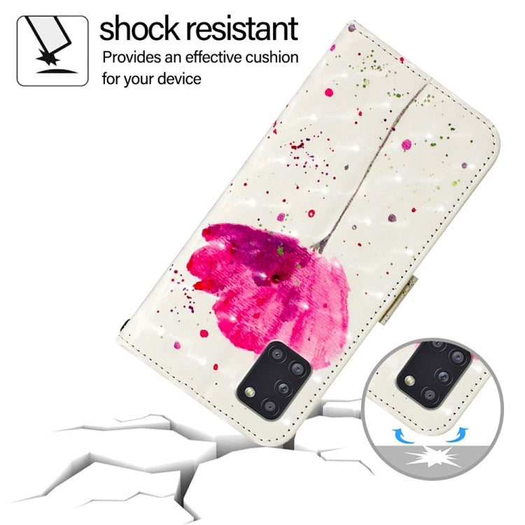 For Samsung Galaxy A31 3D Painting Horizontal Flip Leather Phone Case