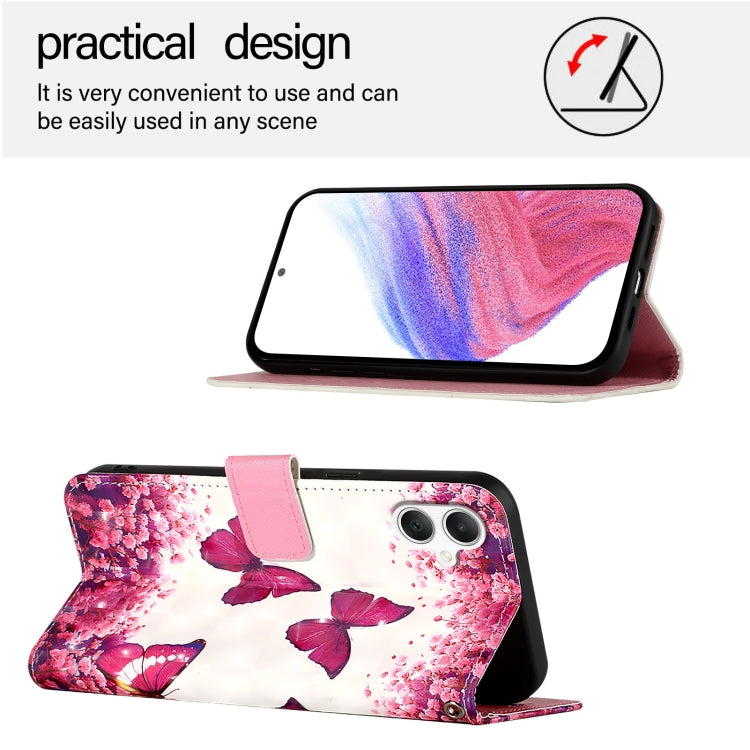 For Samsung Galaxy A06 4G 3D Painting Horizontal Flip Leather Phone Case