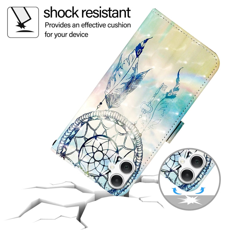 For Samsung Galaxy A06 4G 3D Painting Horizontal Flip Leather Phone Case