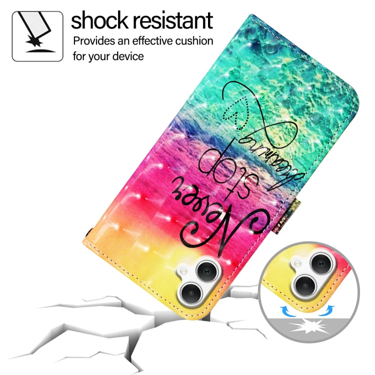 For Samsung Galaxy A06 4G 3D Painting Horizontal Flip Leather Phone Case