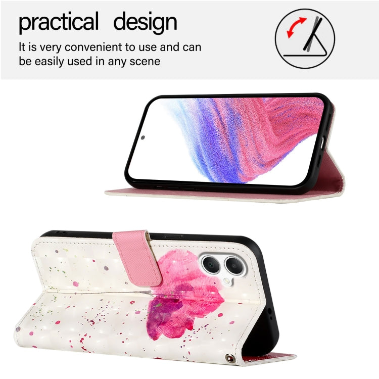 For Samsung Galaxy A06 4G 3D Painting Horizontal Flip Leather Phone Case