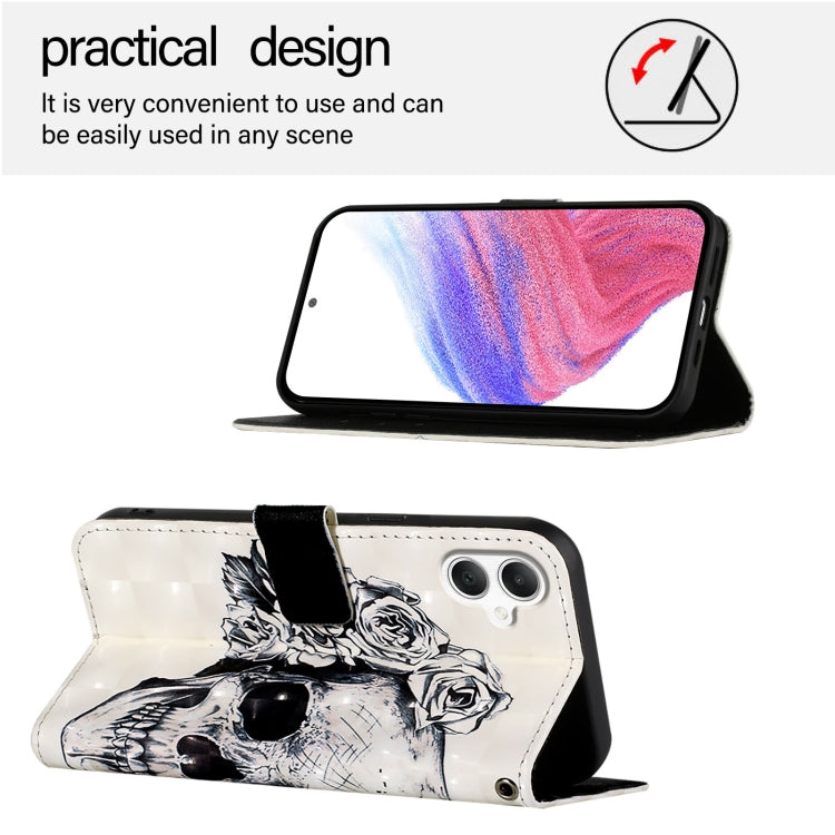 For Samsung Galaxy A06 4G 3D Painting Horizontal Flip Leather Phone Case