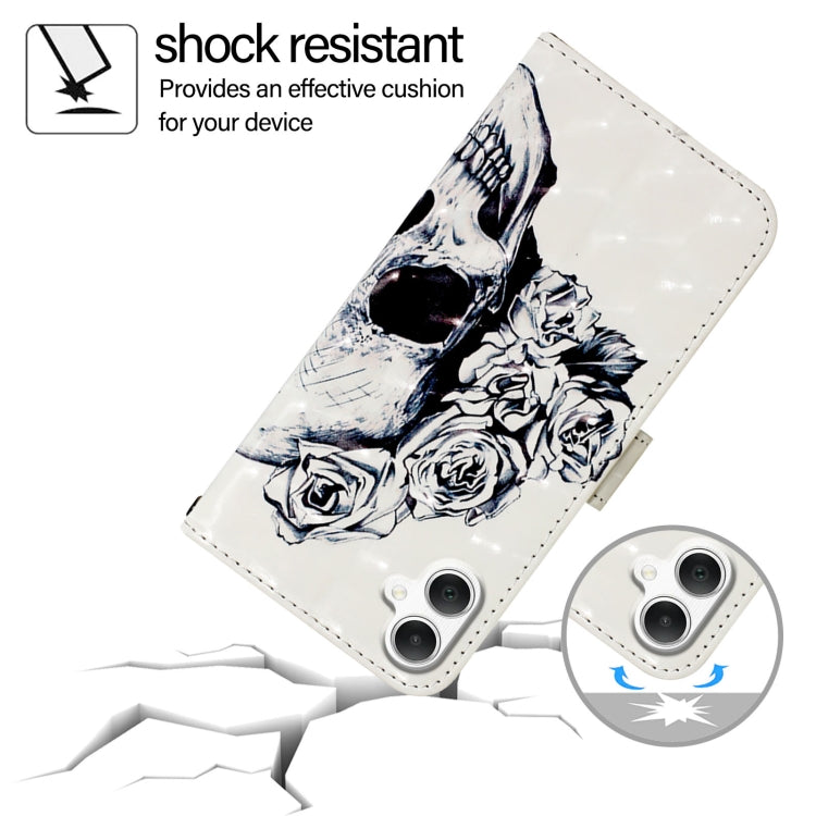 For Samsung Galaxy A06 4G 3D Painting Horizontal Flip Leather Phone Case