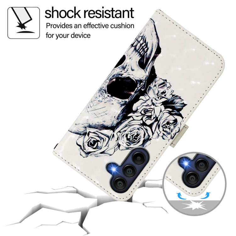 For Samsung Galaxy A16 5G 3D Painting Horizontal Flip Leather Phone Case