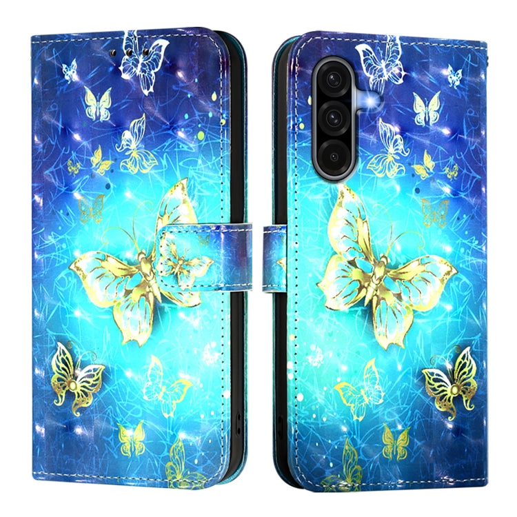 For Samsung Galaxy A56 5G 3D Painting Horizontal Flip Leather Phone Case