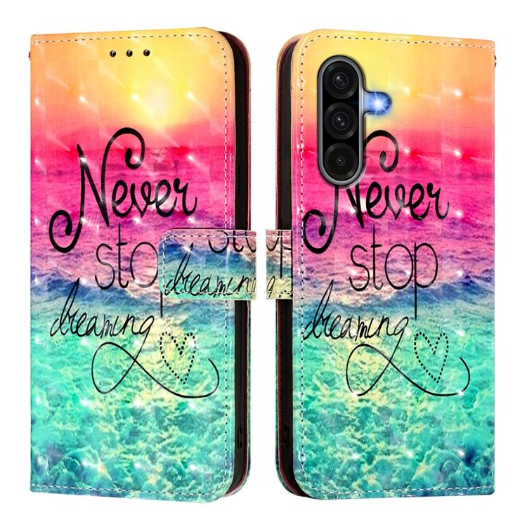 For Samsung Galaxy A56 5G 3D Painting Horizontal Flip Leather Phone Case