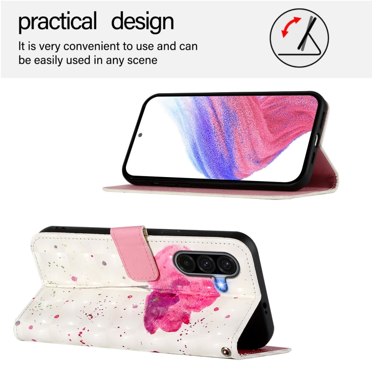 For Samsung Galaxy A56 5G 3D Painting Horizontal Flip Leather Phone Case