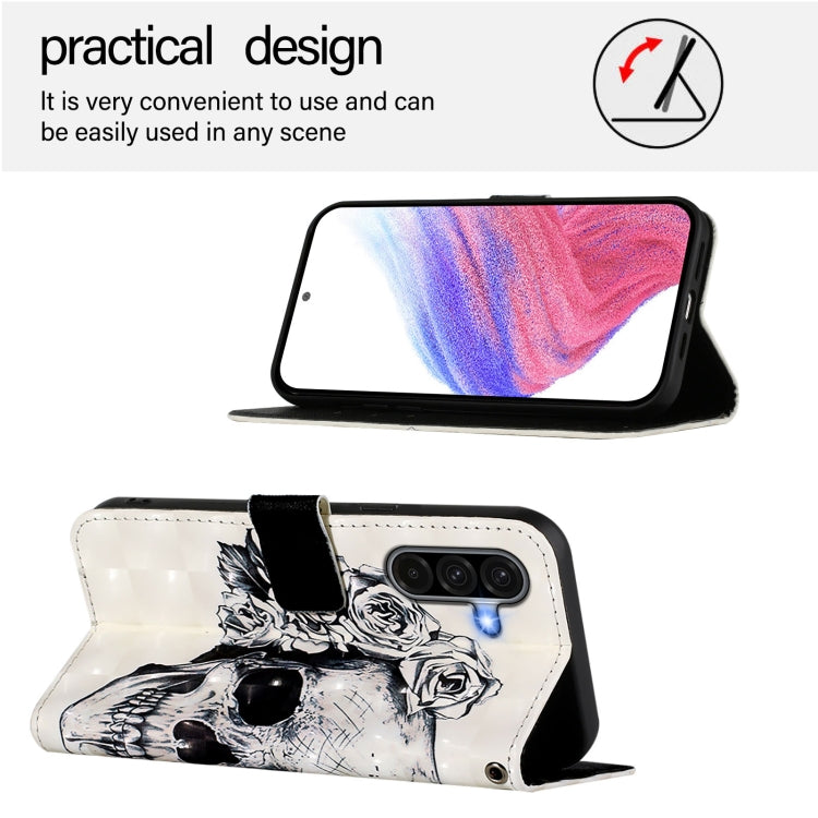 For Samsung Galaxy A56 5G 3D Painting Horizontal Flip Leather Phone Case