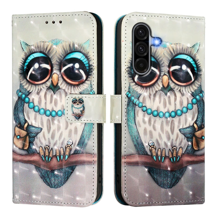 For Samsung Galaxy A56 5G 3D Painting Horizontal Flip Leather Phone Case