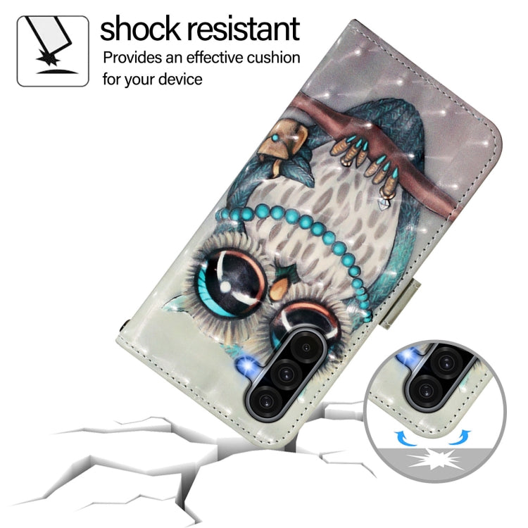 For Samsung Galaxy A56 5G 3D Painting Horizontal Flip Leather Phone Case