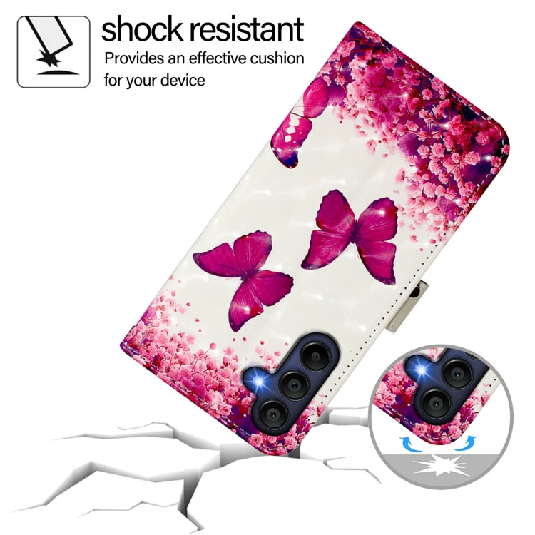 For Samsung Galaxy A26 5G 3D Painting Horizontal Flip Leather Phone Case
