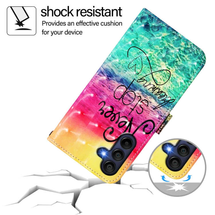 For Samsung Galaxy A26 5G 3D Painting Horizontal Flip Leather Phone Case