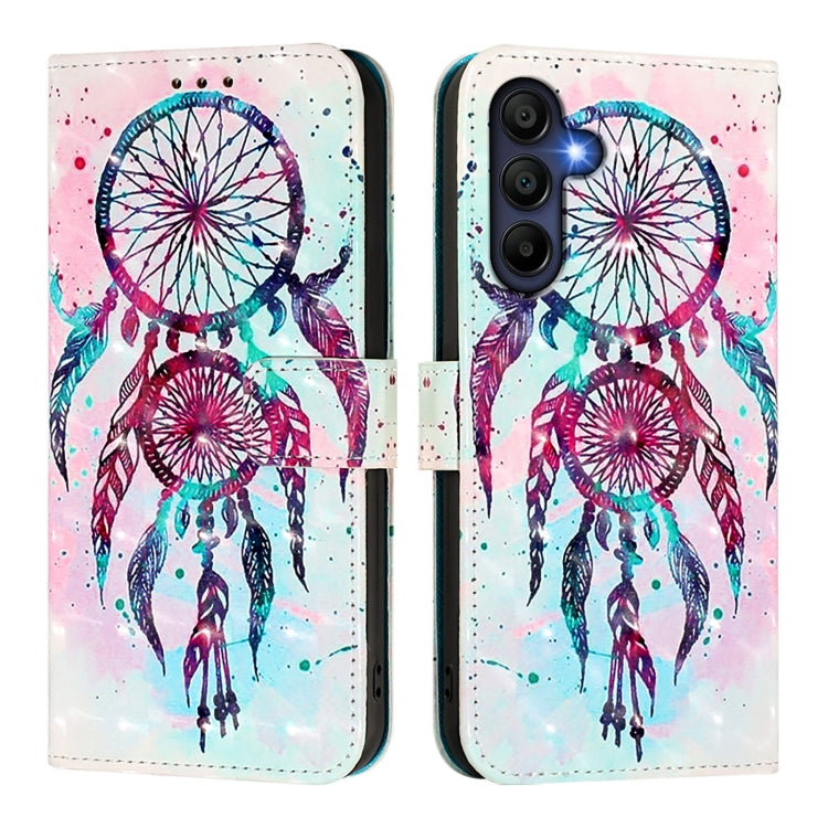 For Samsung Galaxy A26 5G 3D Painting Horizontal Flip Leather Phone Case