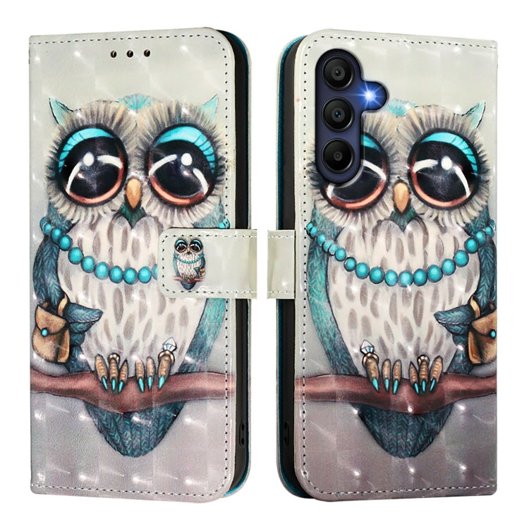 For Samsung Galaxy A26 5G 3D Painting Horizontal Flip Leather Phone Case