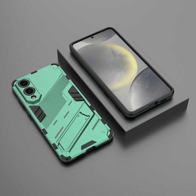 For Samsung Galaxy S25 Edge 5G Punk Armor 2 in 1 PC + TPU Shockproof Phone Case with Invisible Holder