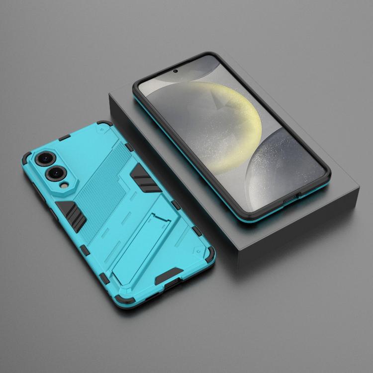 For Samsung Galaxy S25 Edge 5G Punk Armor 2 in 1 PC + TPU Shockproof Phone Case with Invisible Holder