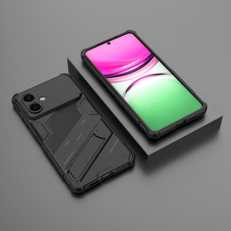 For Samsung Galaxy S26 Edge 5G Punk Armor 2 in 1 PC + TPU Shockproof Phone Case with Invisible Holder