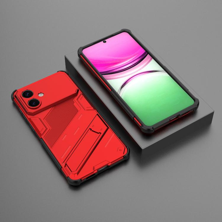 For Samsung Galaxy S26 Edge 5G Punk Armor 2 in 1 PC + TPU Shockproof Phone Case with Invisible Holder