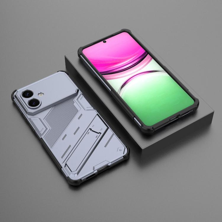 For Samsung Galaxy S26 Edge 5G Punk Armor 2 in 1 PC + TPU Shockproof Phone Case with Invisible Holder