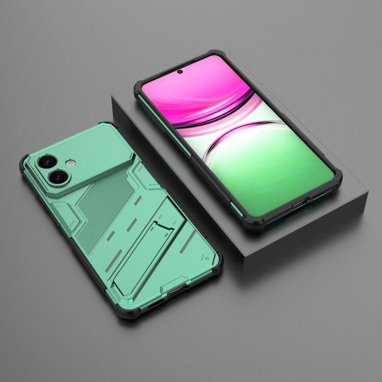 For Samsung Galaxy S26 Edge 5G Punk Armor 2 in 1 PC + TPU Shockproof Phone Case with Invisible Holder