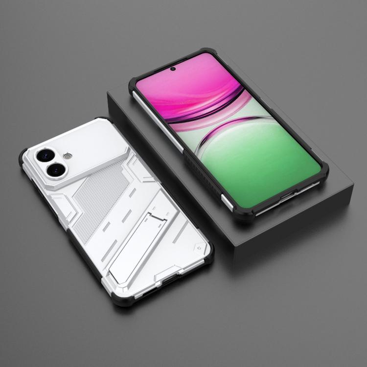 For Samsung Galaxy S26 Edge 5G Punk Armor 2 in 1 PC + TPU Shockproof Phone Case with Invisible Holder