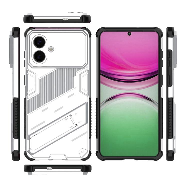 For Samsung Galaxy S26 Edge 5G Punk Armor 2 in 1 PC + TPU Shockproof Phone Case with Invisible Holder