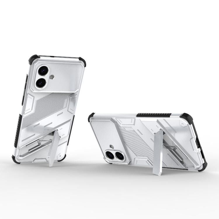 For Samsung Galaxy S26 Edge 5G Punk Armor 2 in 1 PC + TPU Shockproof Phone Case with Invisible Holder