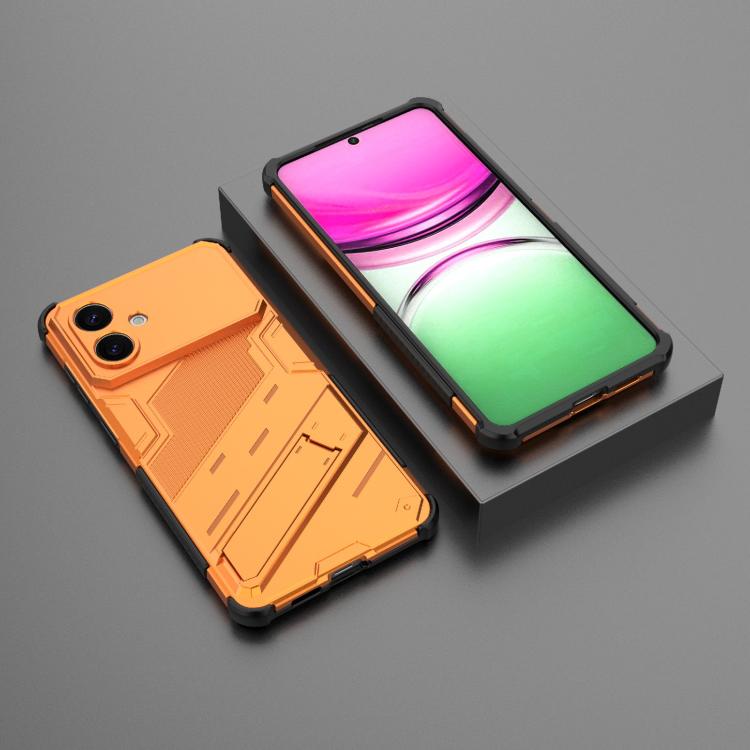 For Samsung Galaxy S26 Edge 5G Punk Armor 2 in 1 PC + TPU Shockproof Phone Case with Invisible Holder