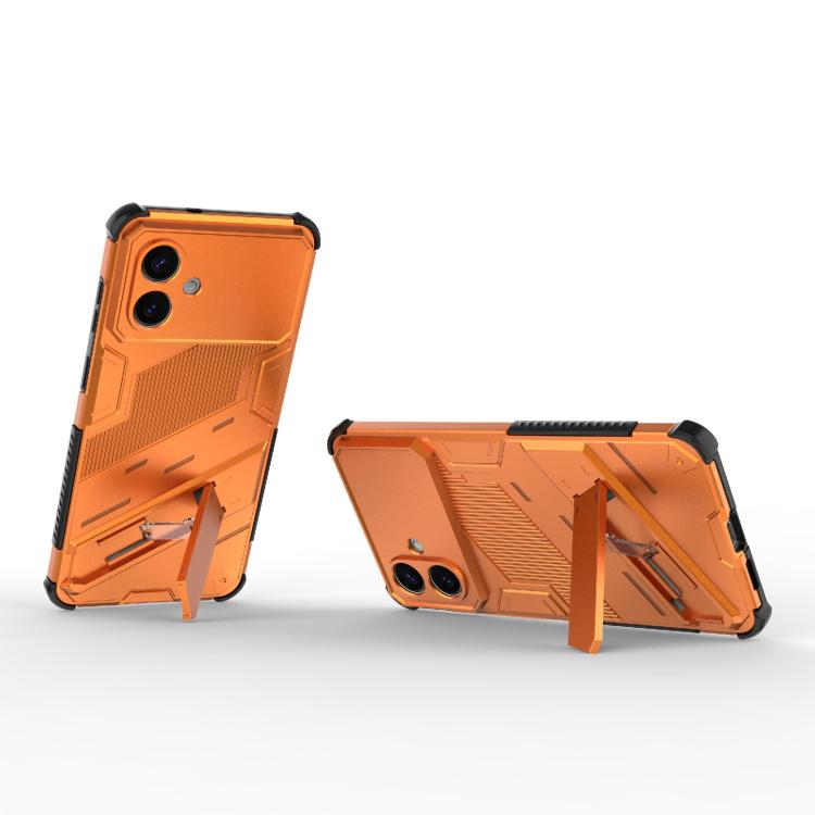 For Samsung Galaxy S26 Edge 5G Punk Armor 2 in 1 PC + TPU Shockproof Phone Case with Invisible Holder