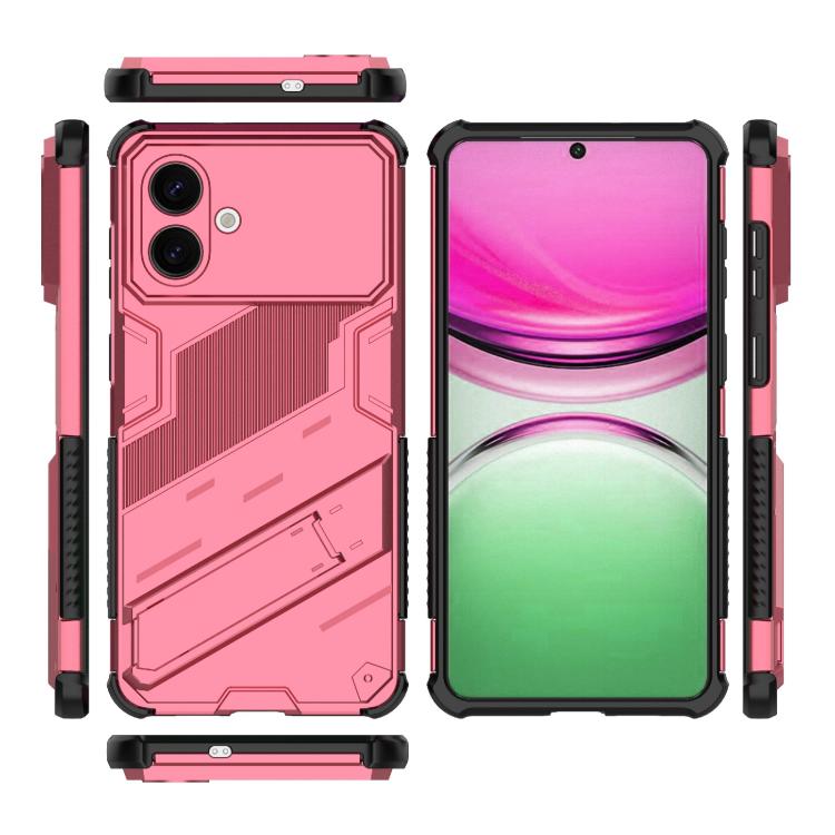 For Samsung Galaxy S26 Edge 5G Punk Armor 2 in 1 PC + TPU Shockproof Phone Case with Invisible Holder