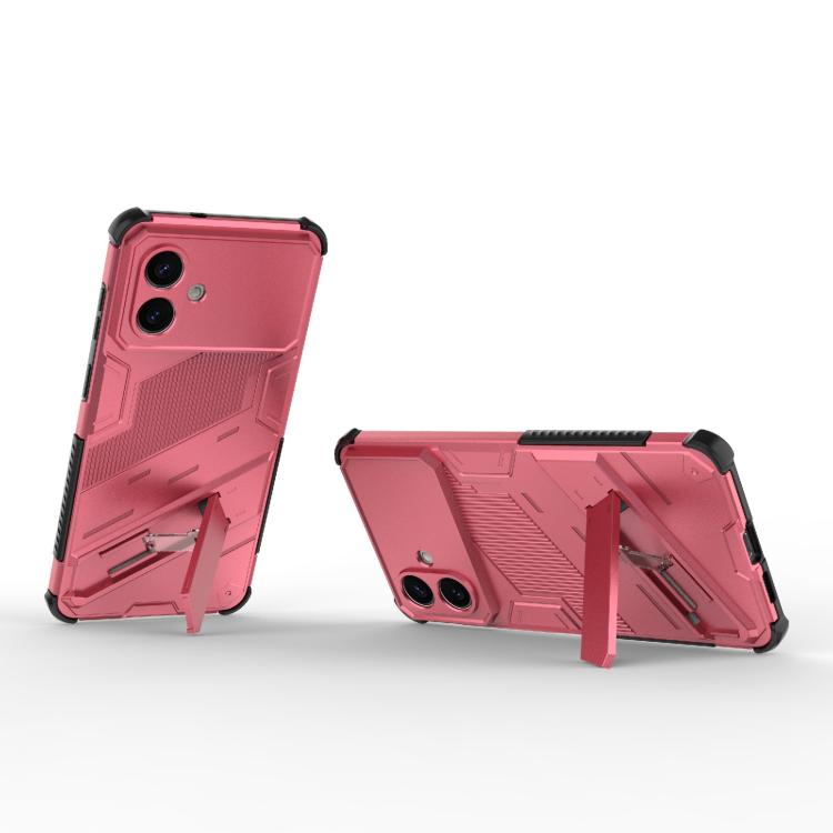 For Samsung Galaxy S26 Edge 5G Punk Armor 2 in 1 PC + TPU Shockproof Phone Case with Invisible Holder