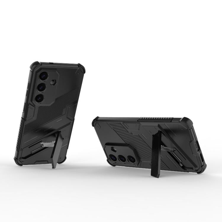 For Samsung Galaxy S26 5G Punk Armor 2 in 1 PC + TPU Shockproof Phone Case with Invisible Holder