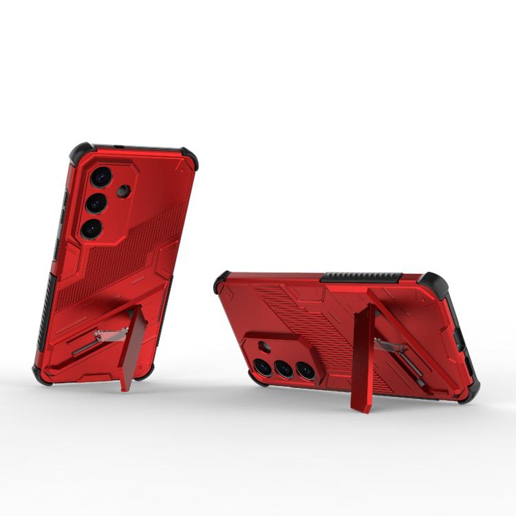 For Samsung Galaxy S26 5G Punk Armor 2 in 1 PC + TPU Shockproof Phone Case with Invisible Holder