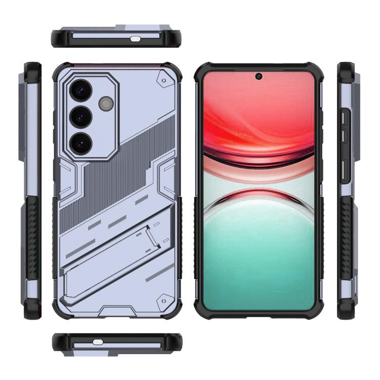 For Samsung Galaxy S26 5G Punk Armor 2 in 1 PC + TPU Shockproof Phone Case with Invisible Holder