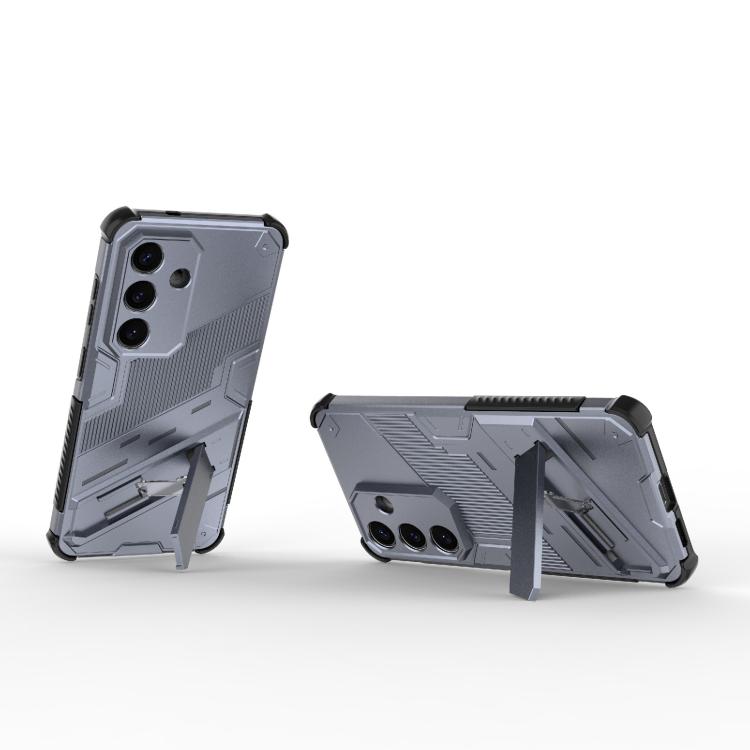 For Samsung Galaxy S26 5G Punk Armor 2 in 1 PC + TPU Shockproof Phone Case with Invisible Holder