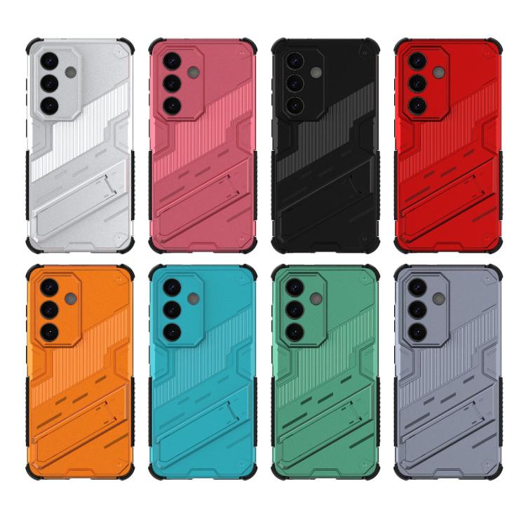 For Samsung Galaxy S26 5G Punk Armor 2 in 1 PC + TPU Shockproof Phone Case with Invisible Holder