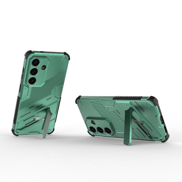 For Samsung Galaxy S26 5G Punk Armor 2 in 1 PC + TPU Shockproof Phone Case with Invisible Holder