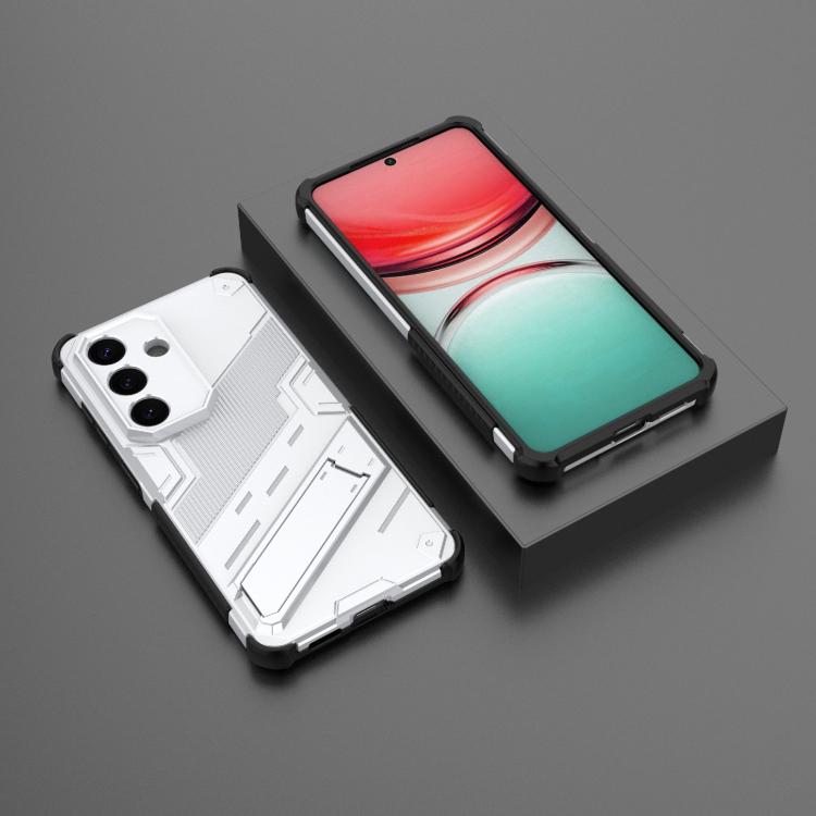 For Samsung Galaxy S26 5G Punk Armor 2 in 1 PC + TPU Shockproof Phone Case with Invisible Holder